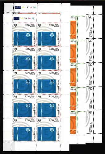 Armenien 543-546 postfrisch Kleinbogensatz 50 Jahre Europamarken #IB123