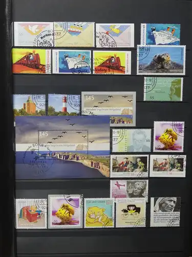 BRD Bund Sammlung aus 2006-2016 gestempelt mit Selbstklebenden #LW874