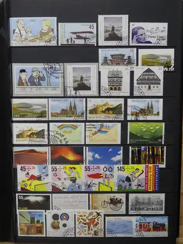 BRD Bund Sammlung aus 2006-2016 gestempelt mit Selbstklebenden #LW874