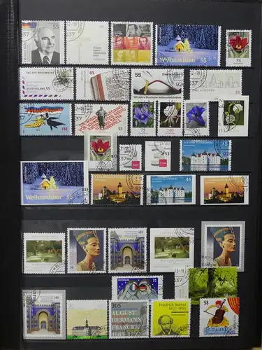 BRD Bund Sammlung aus 2006-2016 gestempelt mit Selbstklebenden #LW874