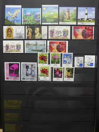 BRD Bund Sammlung aus 2006-2016 gestempelt mit Selbstklebenden #LW874