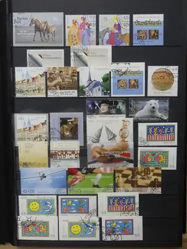 BRD Bund Sammlung aus 2006-2016 gestempelt mit Selbstklebenden #LW874