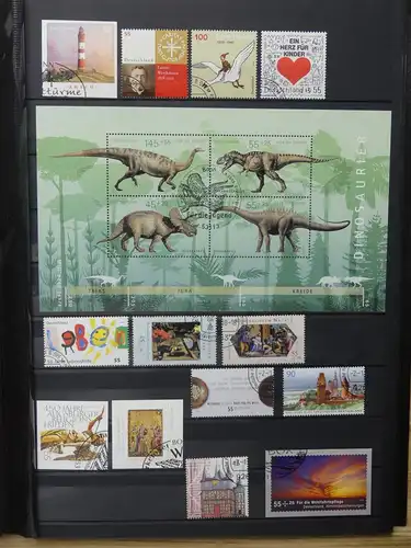 BRD Bund Sammlung aus 2006-2016 gestempelt mit Selbstklebenden #LW874