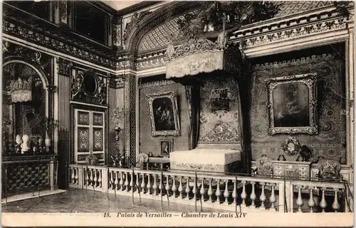 AK Parc de Versailles Chambre de Louis XIV 1930 #PM696