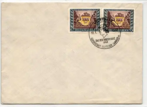 Deutsches Reich 828 als Ersttagsbrief #ID954