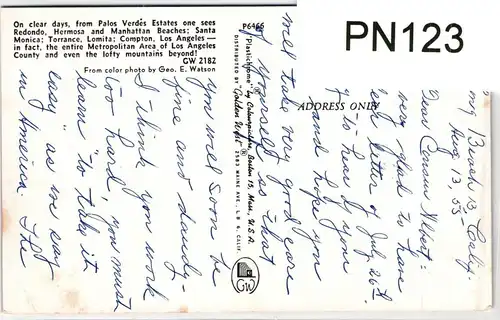 AK Santa Monica Ortsansicht #PN123
