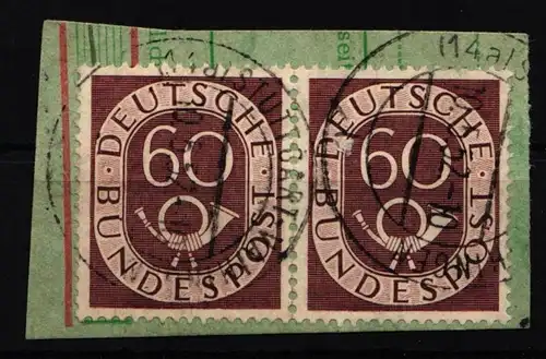 BRD 135 gestempelt waagerechtes Paar #IA326