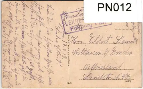 AK Freiburg i. B. Münster vom Hebsack Feldpost 1918 #PN012