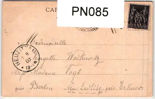 AK Frankreich Künstlerkarte 1900 #PN085