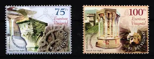 Ungarn 5354-5355 postfrisch 1000 Jahre Visegrád #IJ607