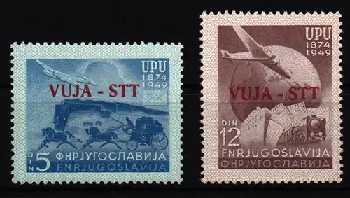 Triest Zone B 22-23 postfrisch UPU, Weltpostverein #IG195