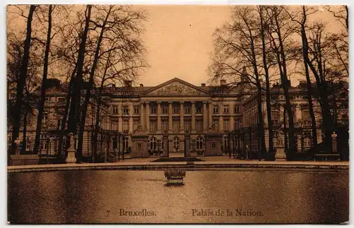 AK Brüssel Palais de la Nation 1912 #PN119