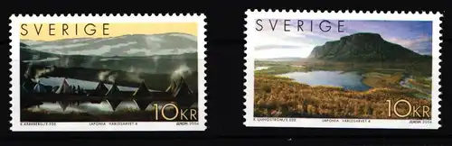 Schweden 2392-2393 postfrisch Naturreservat Laponia #IJ822