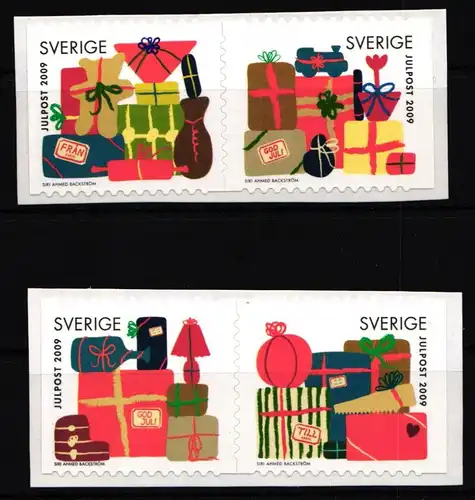 Schweden 2725-2728 postfrisch Weihnachten #IJ995