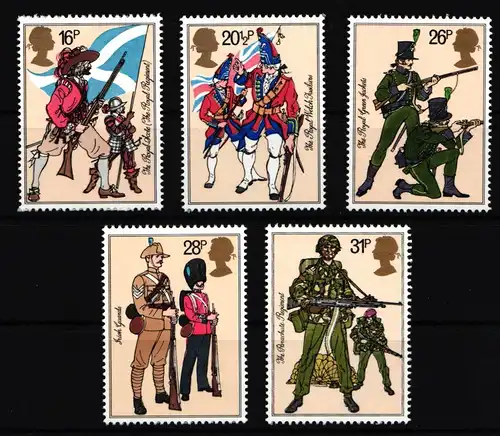 Großbritannien 956-960 postfrisch #HV366