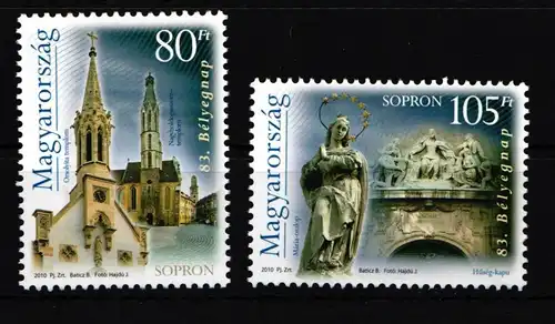 Ungarn 5431-5432 postfrisch Ursulinen- und Jungfrauenkirche #IJ628