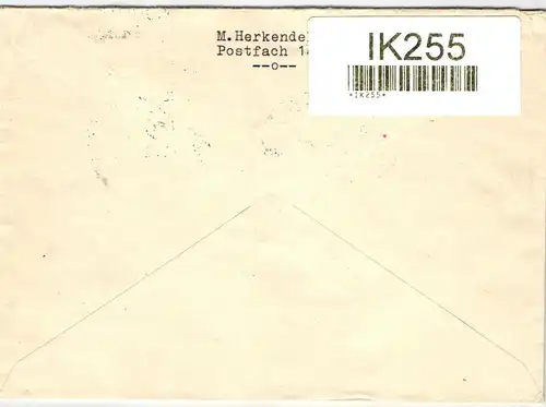BRD 298, 300 auf Brief als Mischfrankatur #IK255