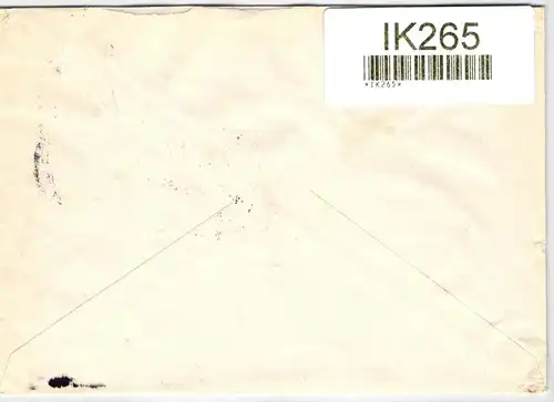 BRD 300 auf Postkarte als Mehrfachfrankatur portogerecht #IK265