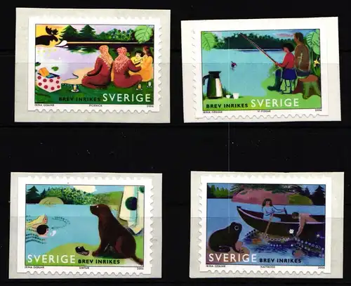 Schweden 2534–2537 postfrisch selbstklebend Picknick #IJ906