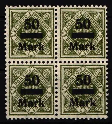 Württemberg Dienst 165 postfrisch 4er Block #IK393