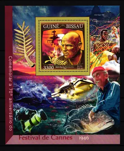 Guinea Bissau Block 1497 postfrisch Filmfestspiele #IH555