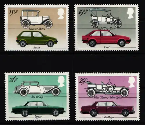Großbritannien 929-932 postfrisch Auto #HV363