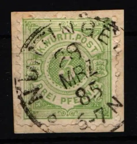 Württemberg 45 gestempelt Ehingen #IK415