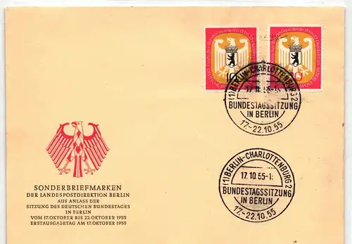 Berlin 129-130 als Ersttagsbrief #IL178