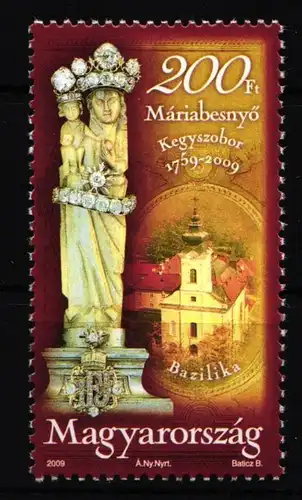 Ungarn 5358 postfrisch 250. Jahre der Auffindung der Gnadenstatue #IJ610