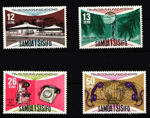 Samoa 354-357 postfrisch Fernmeldewesen auf Samoa #IJ725