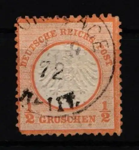 Deutsches Reich 14 gestempelt leichte Mängel #IL141
