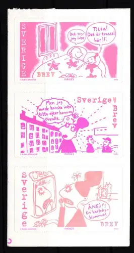 Schweden 2268–2270 postfrisch Illustratorenpreis 2000 #IJ798