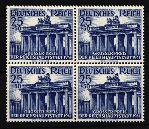 Deutsches Reich 803 postfrisch 4er Block #IL069