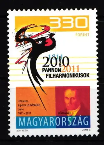 Ungarn 5531 postfrisch 200 Jahre Pannon-Philharmonike #IJ688
