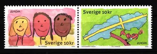 Schweden 2531-2532 postfrisch Paar Integration Immigranten #IJ900