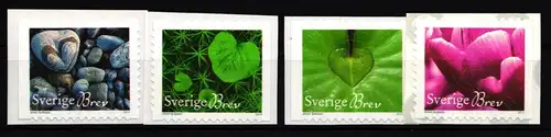 Schweden 2917-2920 postfrisch selbstklebend Grußmarken Natur #IK677