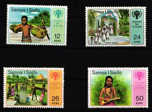 Samoa 399-402 postfrisch Internationales Jahr des Kindes #IJ730