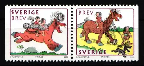 Schweden 2266-2267 postfrisch Jahr des Pferdes #IJ799