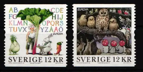 Schweden 2733-2734 postfrisch Illustrationen Kinderbücher #IK561