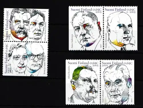 Finnland 1664–1669 postfrisch Finnische Großunternehmer #IK844