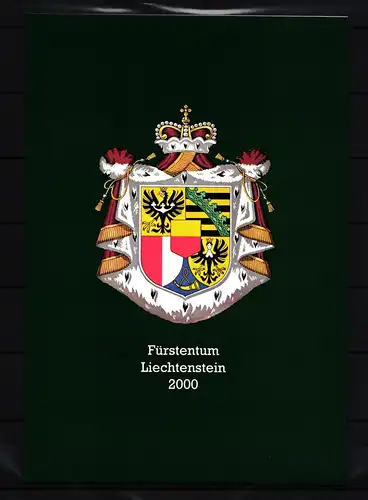 Liechtenstein postfrisch Jahrgang 2000 im Folder #IH596