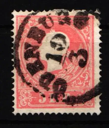 Österreich 13 II gestempelt Ungarn-Stempel, Odenburg #IF640