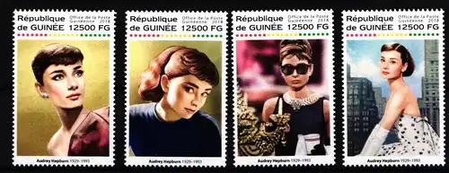 Guinea 13000-13003 postfrisch Schauspieler #IH624