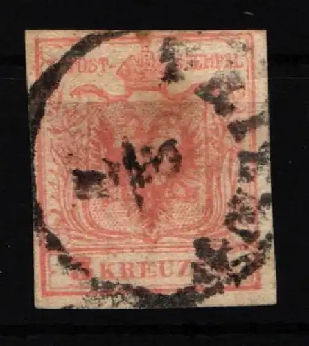 Österreich 3xt a Typ III gestempelt Triest #IF658