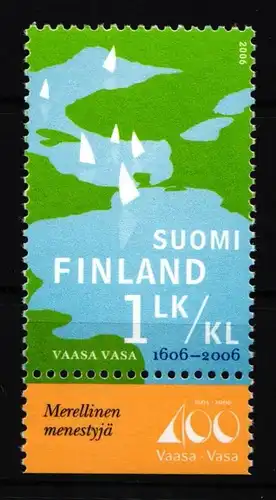 Finnland 1809 postfrisch 400 Jahre Stadt Vaasa #IK925