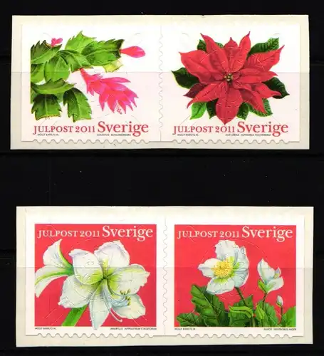 Schweden 2843-2846 postfrisch Weihnachten #IK629