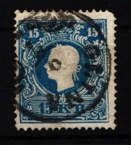 Österreich 15 II gestempelt Kroatien-Stempel, Glina #IF641