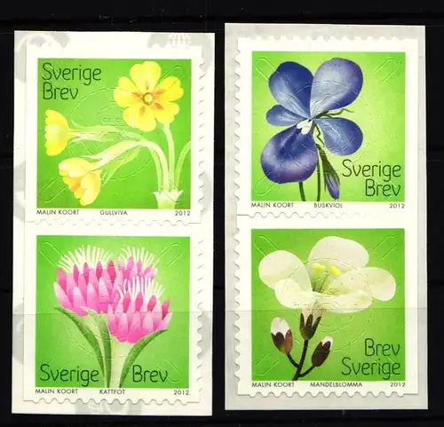 Schweden 2890-2893 postfrisch Pflanzen Wiesenblumen #IK656