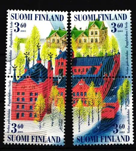 Finnland 1562-1565 postfrisch UNESCO-Welterbe Sägemühle Verla #IK793