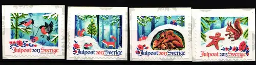 Schweden 2960-2963 postfrisch selbstklebend Weihnachten #IK704